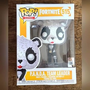 New P.A.N.D.A. Team Leader Funko Pop #515 Fortnite